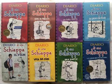 8 libri Diario di una Schiappa - ed. Il Castoro