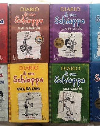 8 libri Diario di una Schiappa - ed. Il Castoro