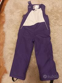 tuta salopette da sci 4 anni 