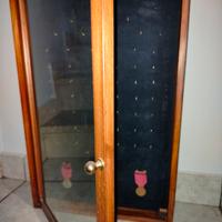 espositore, teca porta medaglie