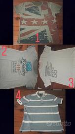 Lotto 4 maglie t shirt XXL 100% COTONE + etichetta