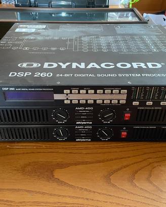 Lotto Audio Professionale Rack - Dynacord + Ampli