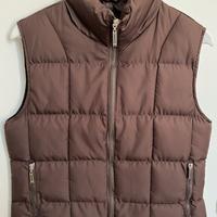 Gilet trapuntato marrone donna Tg L