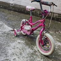 Bicicletta con rotelle bambina