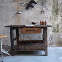 Banco officina in legno 