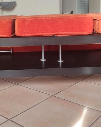 tavolino da salotto con poggia piedi