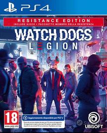 Watch Dog Legion PS4 resistance edition