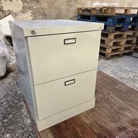 Contenitore schedario da ufficio 2 cassetti