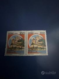 2 francobolli 100L Castello aragonese Ischia