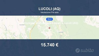 Immobile in asta di 158 m² con box auto a Lucoli