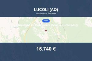 Immobile in asta di 158 m² con box auto a Lucoli