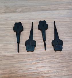 4x Clip a Gancio per Sonda Tektronix NUOVI