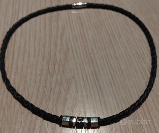 Collana da uomo nera 2 Jewels