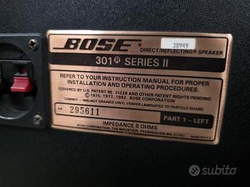 casse acustiche bose 301