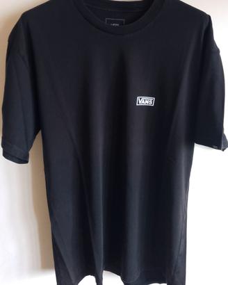 T-shirt nera Vans con logo retro 