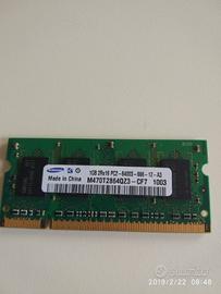 Memoria ram Samsung 1GB 2Rx16 PC2-6400S-666-12-A3
