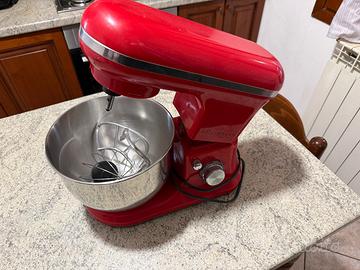 Impastatrice planetaria professionale rossa 1200W