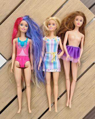 Lotto 3 Bambole - Barbie