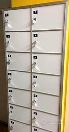 Cassettiera armadietto sicurezza palestra