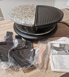 Multi Grill elettrico piastra, pietra e raclette