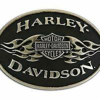 Fibbia harley davidson logo cintura belt buckle re