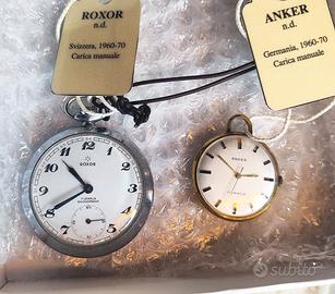 Lotto 2 orologi a cipolla vintage