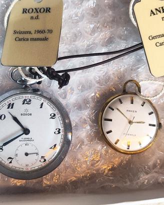 Lotto 2 orologi a cipolla vintage