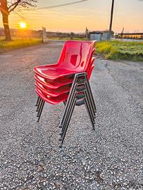 4 Sedie Tecno Milano 1978