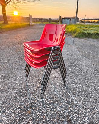 4 Sedie Tecno Milano 1978