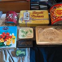 scatola di latta vintage 