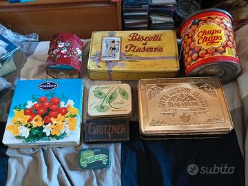 scatola di latta vintage 