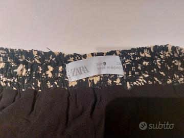 Pantaloncino gonna Zara a macchie gialle