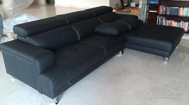 Divano Angolare a L Artigianale in ecopelle