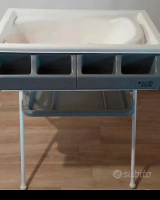 vaschetta per bagnetto con supporto