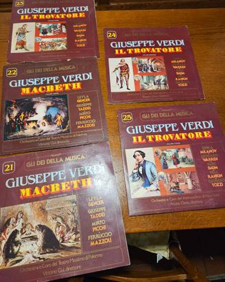 Vinili Giuseppe Verdi 5 opere mai usati