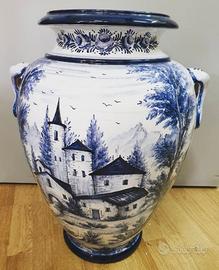 Gaspo' vaso di ceramica de ruta decorato a mano