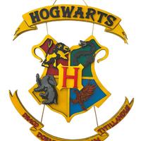 Stemma Hogwarts in legno - Artigianale