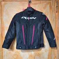 Giacca da moto bambini IXON Striker nero-rosa 