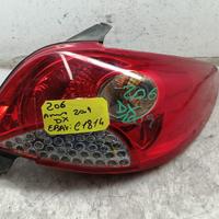 STOP FANALE POSTERIORE DESTRO PEUGEOT 206 2Â° Seri