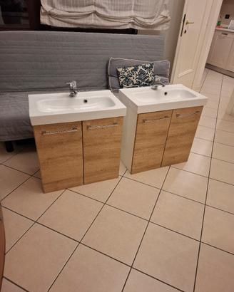 Lavandini da bagno con mobile 