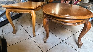 tavolini da salotto vintage da restaurare