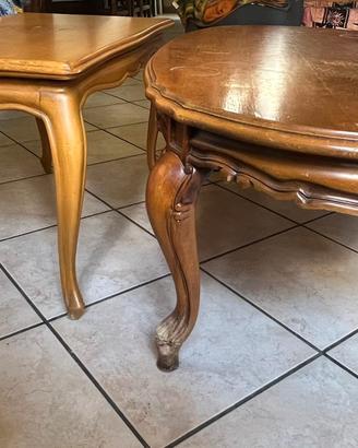 tavolini da salotto vintage da restaurare