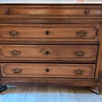 cassettone antico in noce