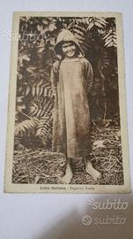 Cartolina Libia italiana ragazza araba