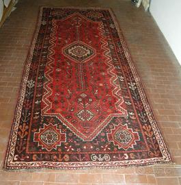 Tappeto Shiraz fine vecchia manifattura Iran