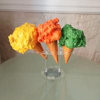 coni gelato stilizzati