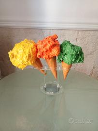 coni gelato stilizzati