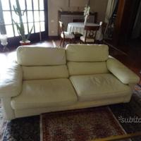 Salotto in vera pelle frau design tito agnoli