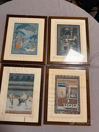 Quadri Miniatura Indiana – Set da Collezione