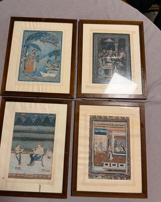 Quadri Miniatura Indiana – Set da Collezione